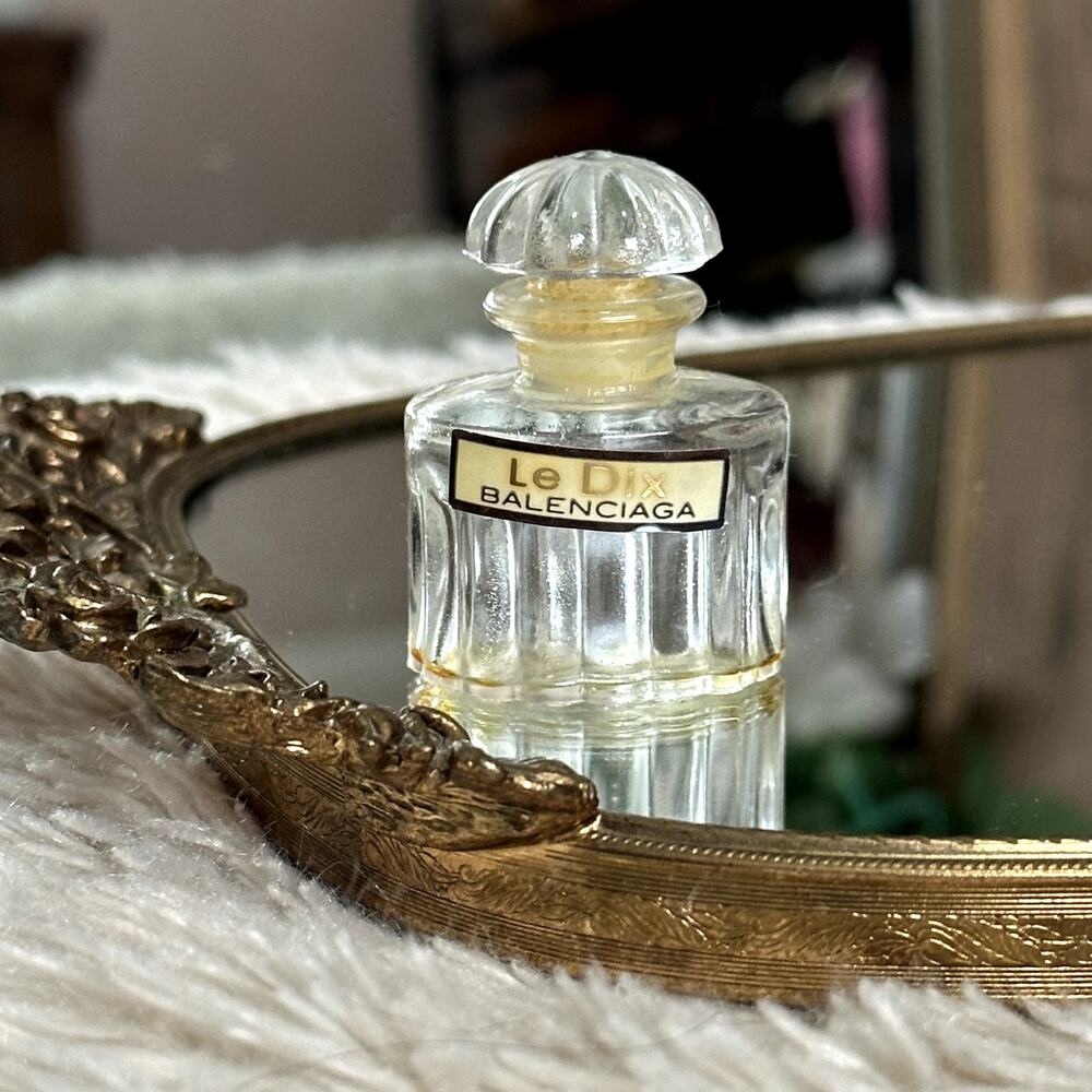 VINTAGE BALENCIAGA EMPTY LE DIX MINI BOTTLE